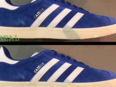 fake adidas gazelle vs real|adidas gazelle indoor real.